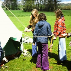 16. Churnside Camp Setting Up Camp 3.5.1976 | David Aldred