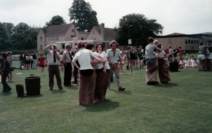 Vera in Sack Race Vera in Sack Race