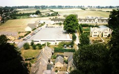 Chipping Campden School Aerial view 1976