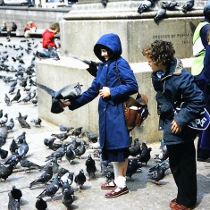 10. London Y7 Trafalgar Square 6.5.1980 London 1st Year Trip 1980 | David Aldred