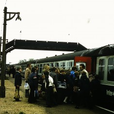 3. London Y7 Moreton Station 6.5.1980 1st Year London Trip Moreton Station 1980 | David Aldred