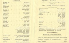 Androcles and the Lion Programme