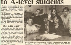 Head Gives Top Marks to A-Level Students