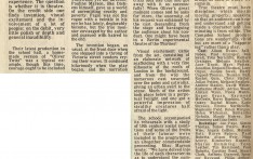 More of a Happening that a Play 1982