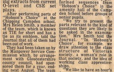 Plays to Help Pupils with Examinations 1978