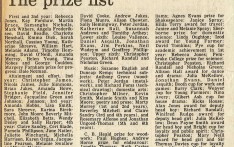 The Prize List 1982