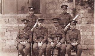 Cadets with Mr Bright Cadets with Capt. Bright