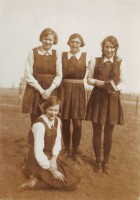 Campden Schoolgirls c.1930. Jean Organ, left