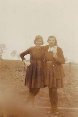Campden Schoolgirls c.1930. Jean Organ, left