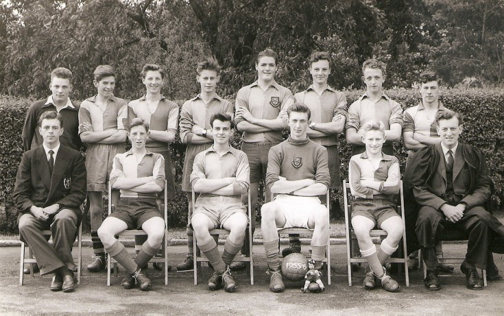 Boys First XI Football 1955-56