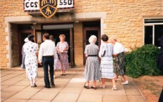 Front of school 550th Anniversary