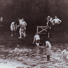 Swimming Sports 1913 at the Lake | Don Ellis