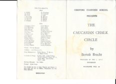 The Caucasian Chalk Circle