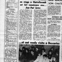 French Visit Chatellerault 1965